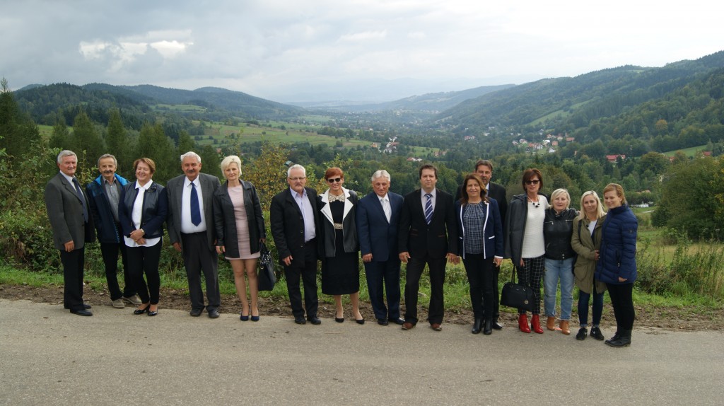 Delegacja węgierska w Kamionce Wielkiej