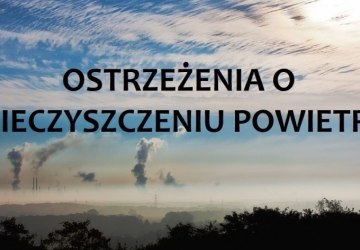 Ostrzeżenia o zanieczyszczeniu powietrza