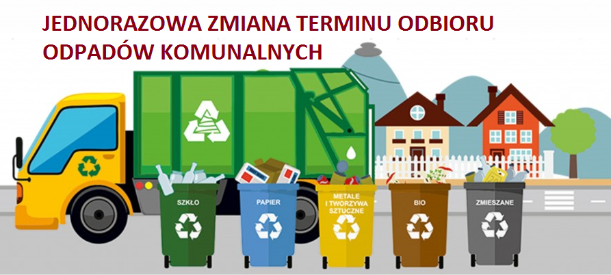 Zmiana terminu odbioru odpadów w miesiącu grudniu