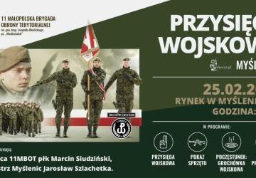Przysięga Małopolskich Terytorialsów w Myślenicach