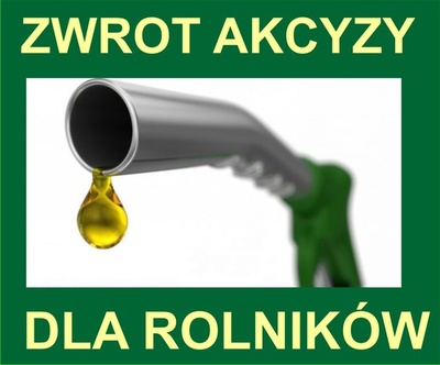 Dla Rolników: zwrot podatku akcyzowego