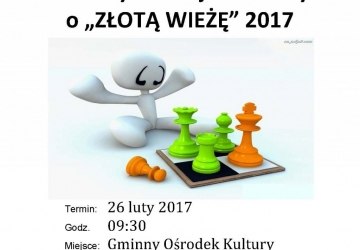 Gminny  Turniej  Szachowy o „Złotą Wieżę” Kamionka Wielka 2017 rok