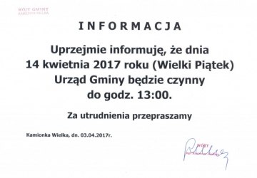 INFORMACJA