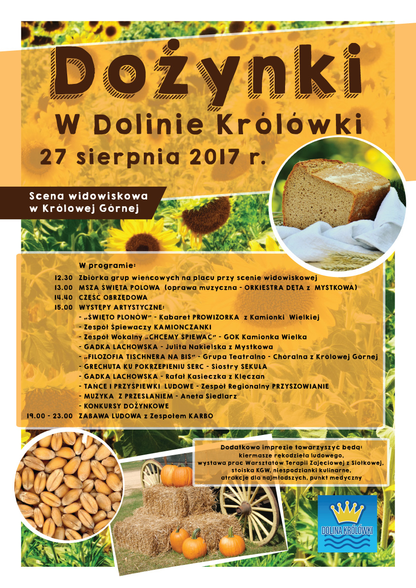 Dożynki w Dolinie Królówki 27.08.2017r.