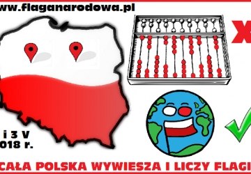 Ogólnopolska akcja liczenia flag 2-3 maja 2018 r