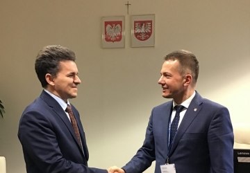 Wizyta Wójta Kamionki Wielkiej Andrzeja Stanka w Urzędzie Marszałkowskim