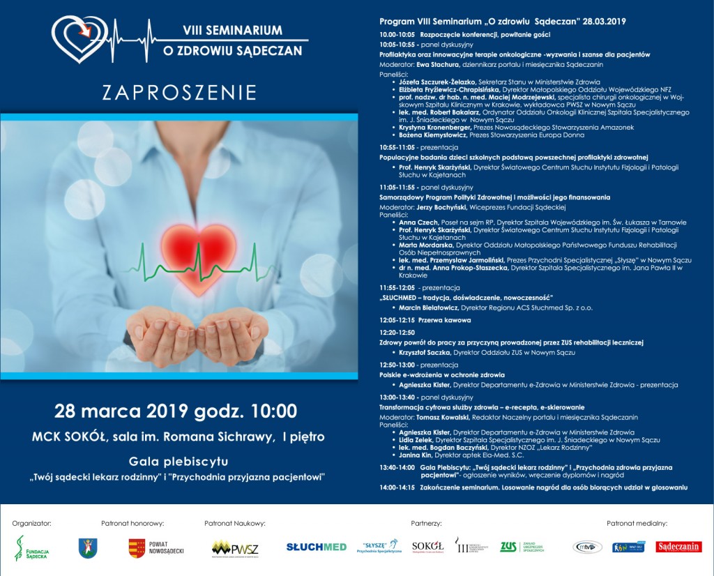 SEMINARIUM O ZDROWIU SĄDECZAN