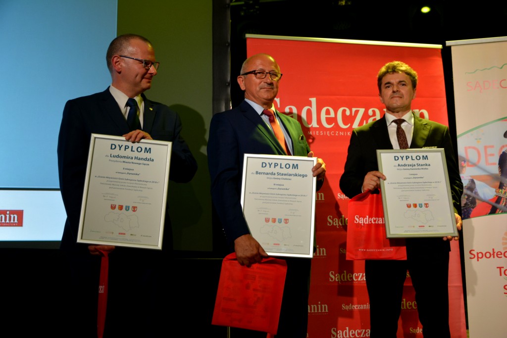 Gmina Kamionka Wielka liderem w module „Dynamika” w ocenie Aktywności Gmin Subregionu Sądeckiego za rok 2018