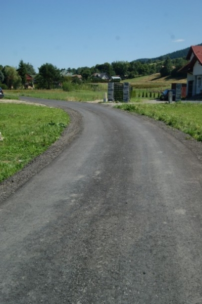 Droga „Od Michalika do Rumina” w Kamionce Małej po remoncie