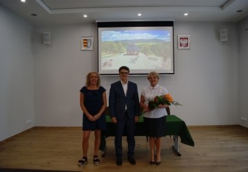 Podziękowania dla Pani Krystyny Skrzypiec  Dyrektor Zespołu Szkolno-Przedszkolnego w Kamionce Wielkiej