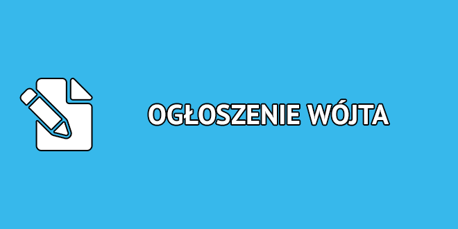 Zarządzenie Wójta.                            Zmiana godzin pracy Urzędu.