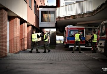 WOJSKA OBRONY TERYTORIALNEJ WSPIERAJĄ SZPITALE