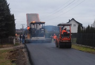 Trwa remont drogi Mystków – Jamnica