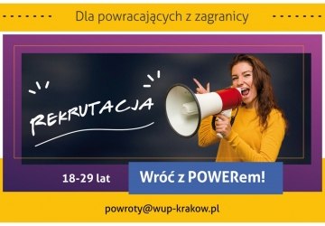 Małopolski projekt „Wróć z POWERem!”