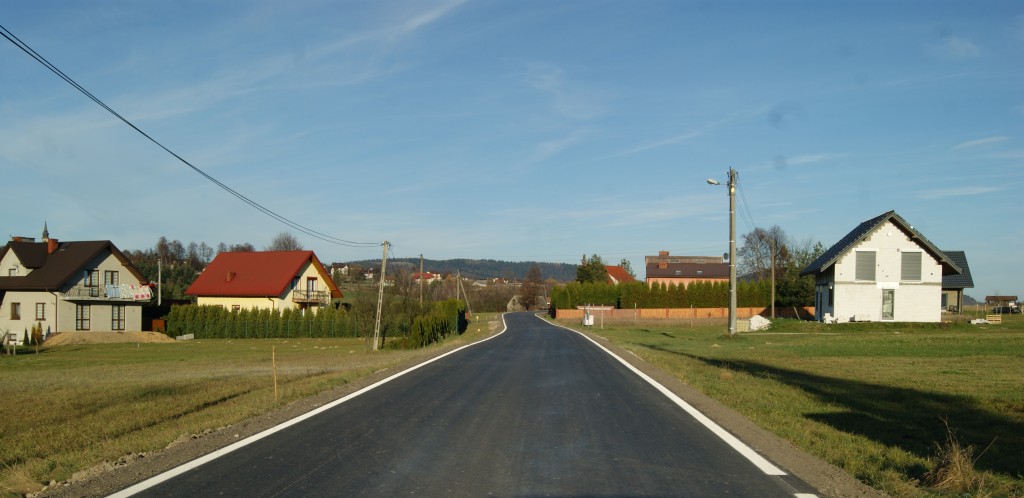 Kolejny wyremontowany odcinek drogi w Kamionce Wielkiej