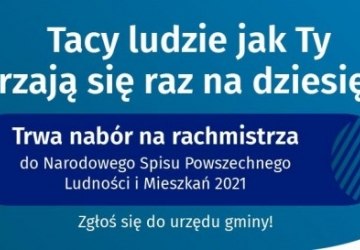 Nabór na rachmistrza spisowego!