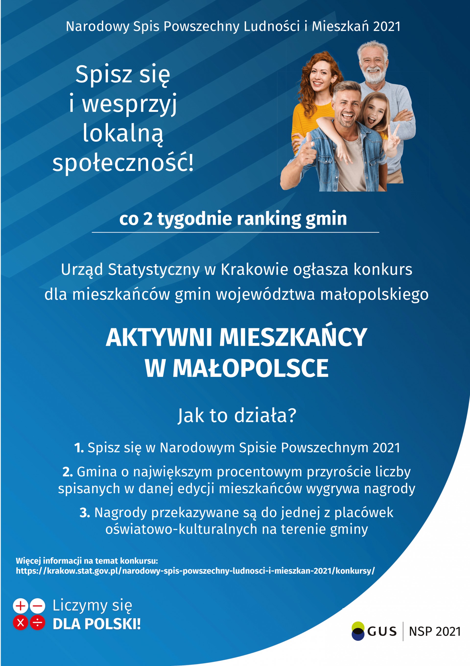 NSP 2021 konkurs „Aktywni mieszkańcy w Małopolsce”