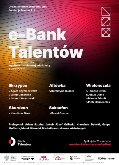 E-Bank Talentów 2021 - plakat