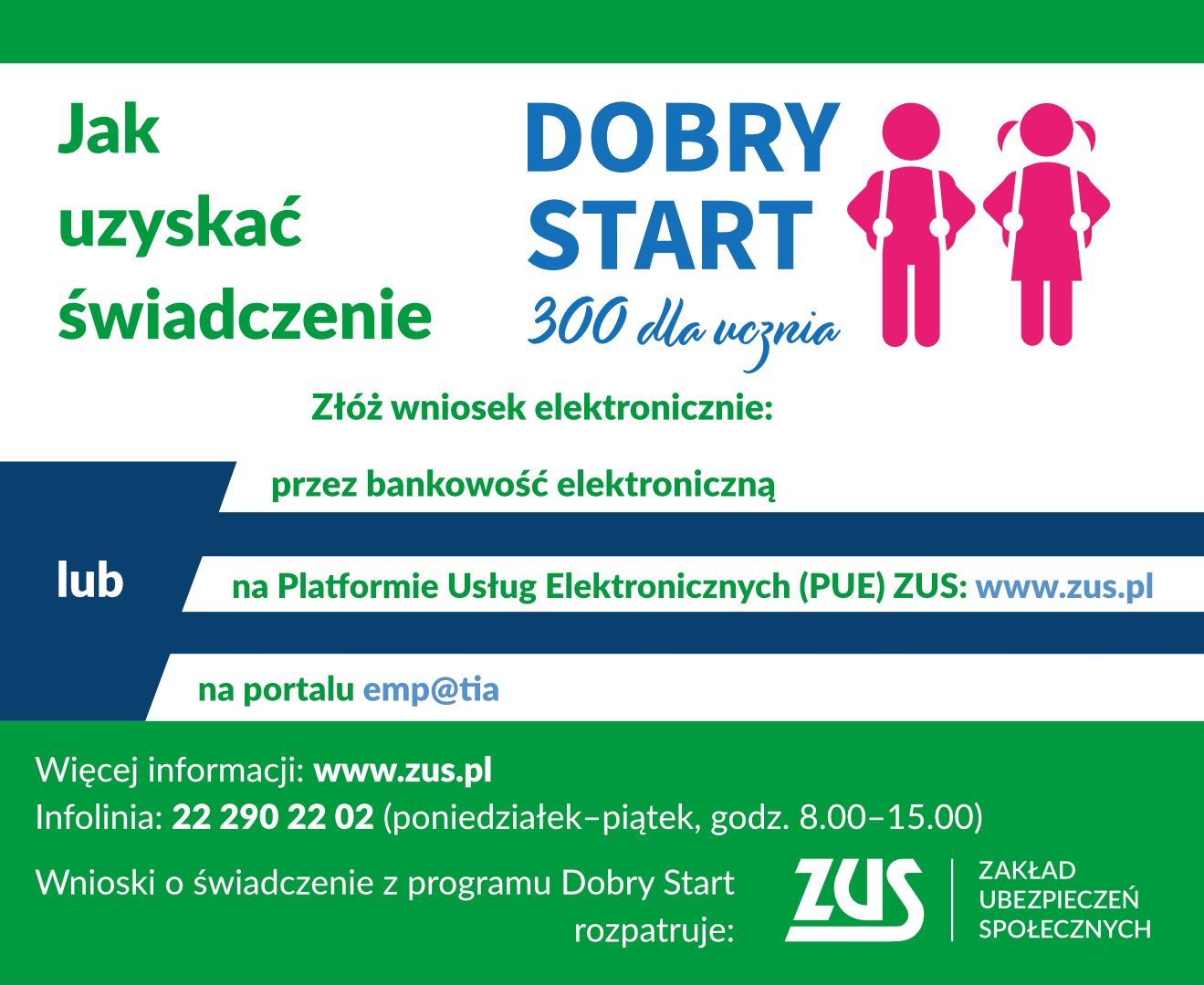 Mobilny punkt ZUS - świadczenia 300+