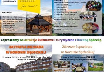 Atrakcje kulturowe i turystyczne z Koroną Sądecką