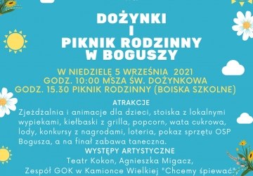 DOŻYNKI I PIKNIK RODZINNY W BOGUSZY