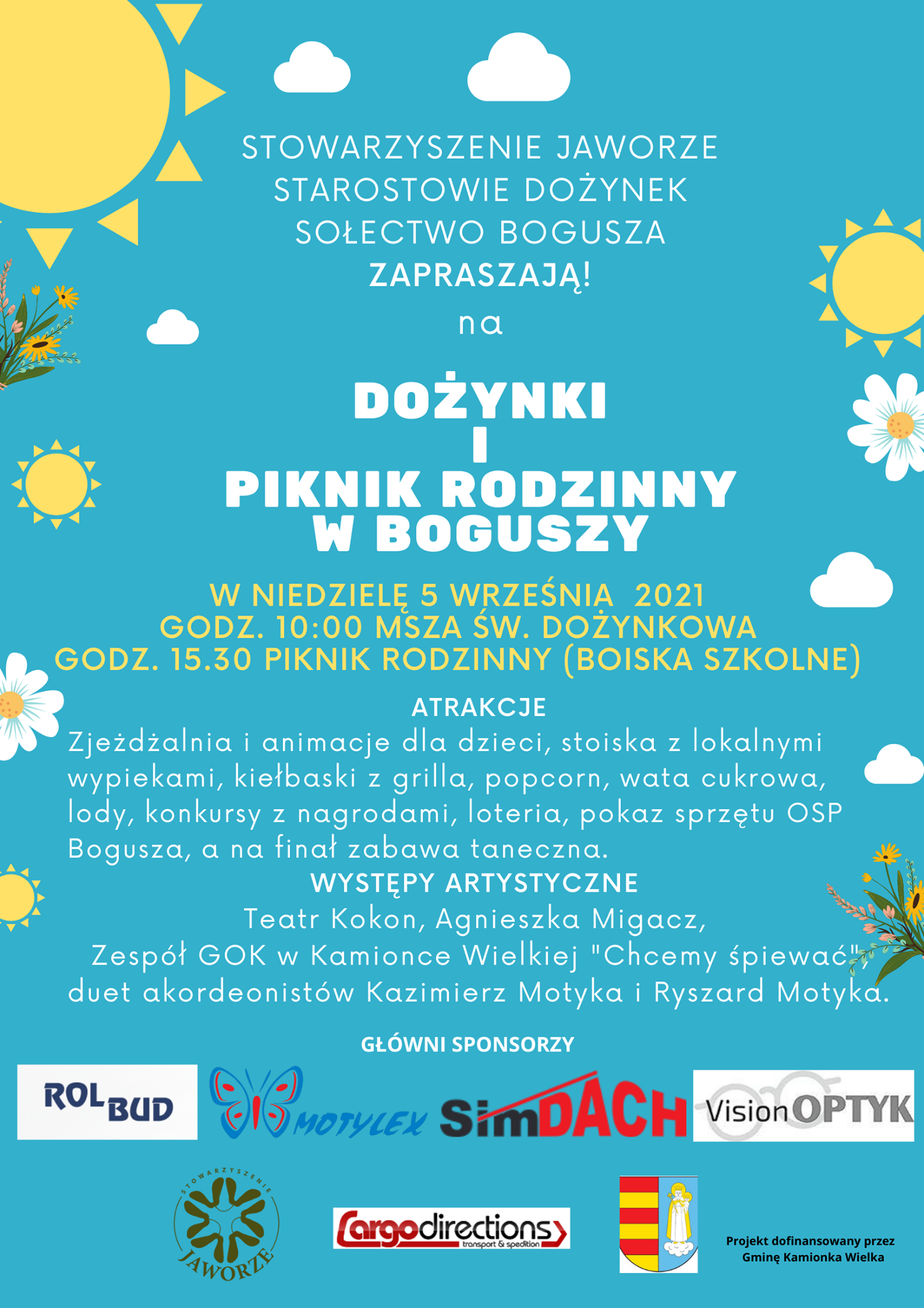 DOŻYNKI I PIKNIK RODZINNY W BOGUSZY