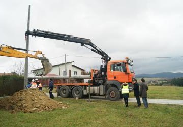 Wykonanie oświetlenia drogowego w Kamionce Wielkiej