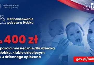 Dofinansowanie obniżenia opłaty za pobyt dziecka w instytucji opieki dla dzieci do lat 3