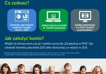 Przedsiębiorco! Załóż konto na PUE ZUS już teraz!