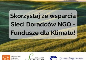 Fundusze europejskie na „zielone” projekty - skorzystaj ze wsparcia doradców i doradczyń!