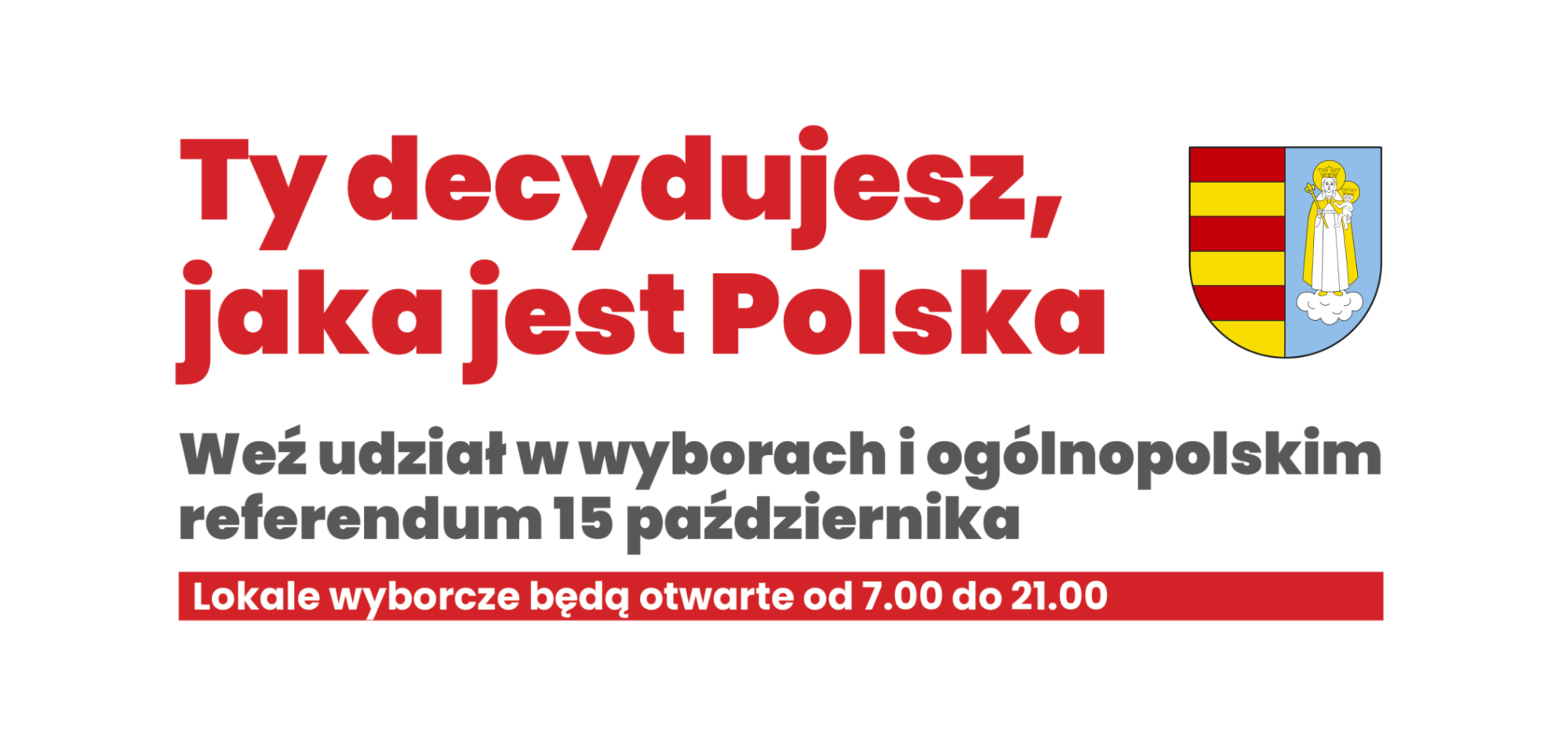 Informacja o sposobie głosowania w wyborach i ogólnopolskim referendum 15 października