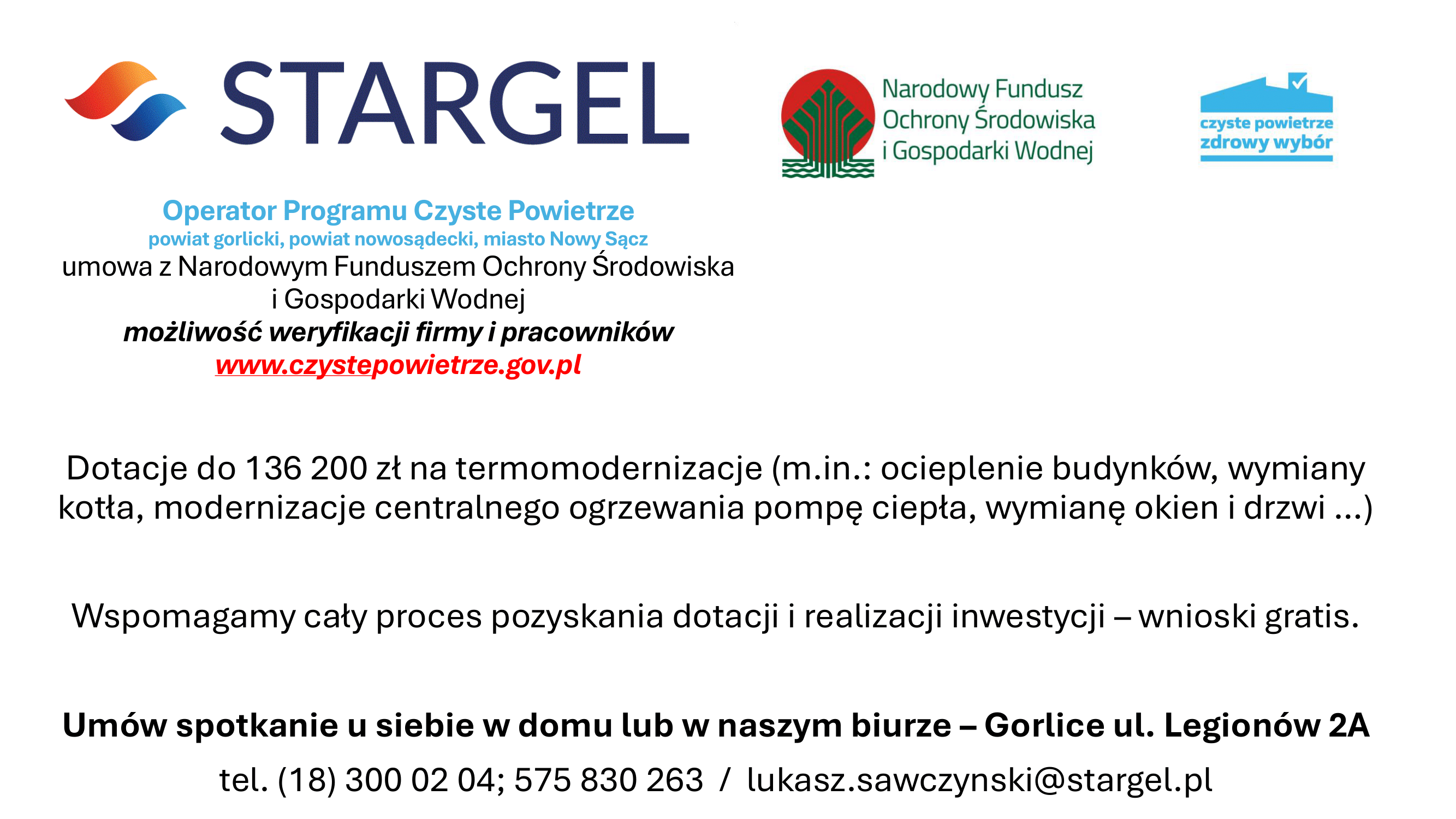 Stargel - Operator Czyste Powietrze