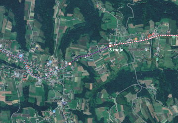 Komunikat PZD w Nowym Sączu o zamknięciu odcinka DP nr 1573K w miejscowościach Mystków i Mszalnica (8 i 9 maja)