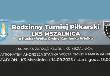 Rodzinny Turniej Piłkarski LKS Mszalnica o Puchar Wójta Gminy Kamionka Wielka
