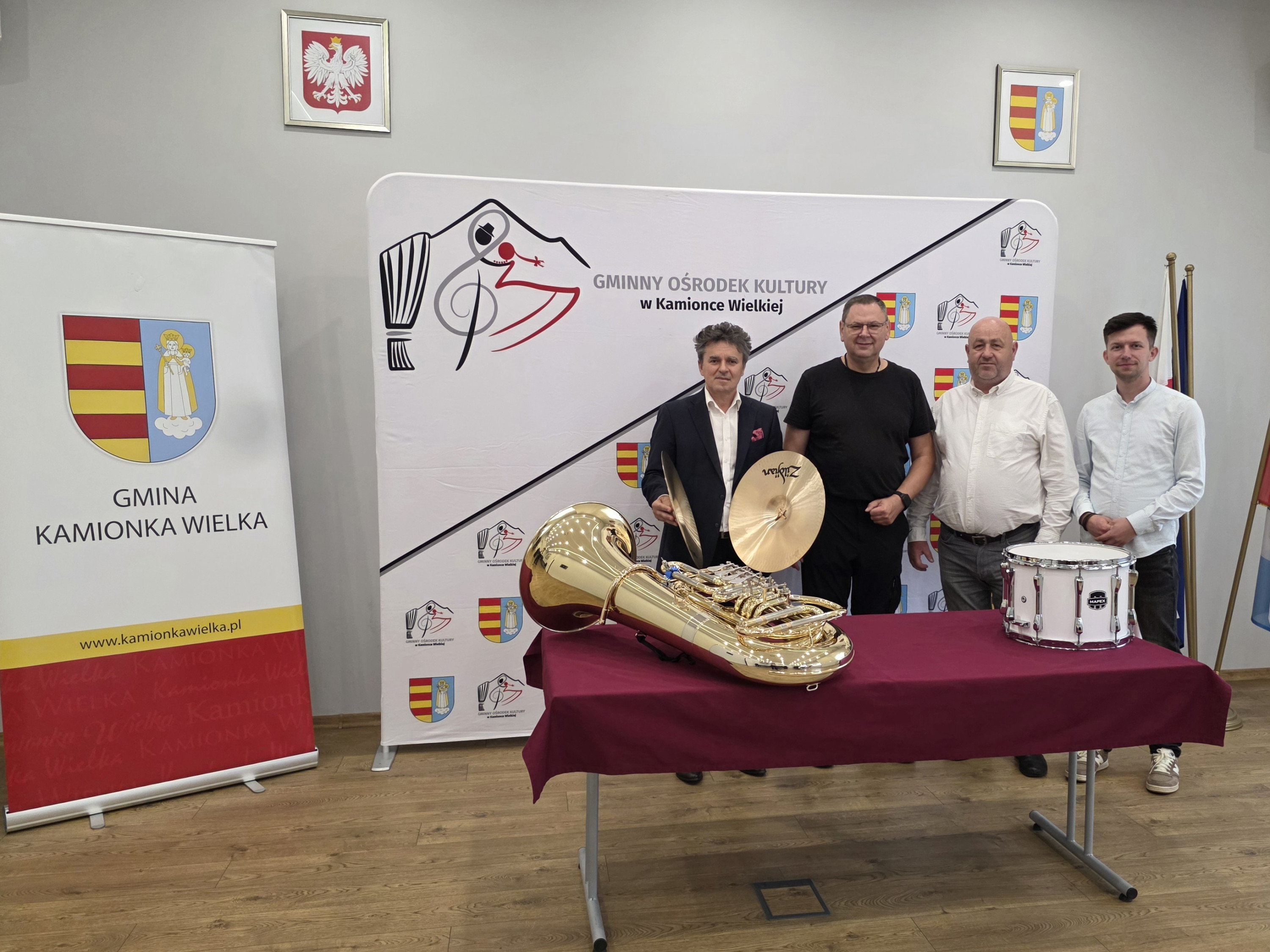 Nowe instrumenty dla orkiestry. Wspólnie inwestujemy w kulturę i muzyczną tradycję Kamionki Wielkiej