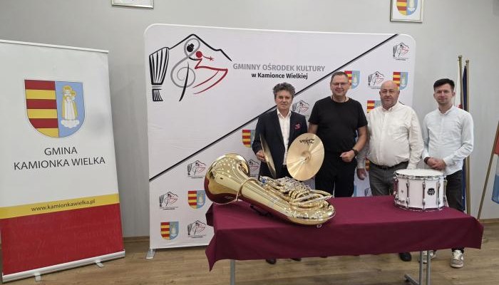 Nowe instrumenty dla orkiestry. Wspólnie inwestujemy w kulturę i muzyczną tradycję Kamionki Wielkiej