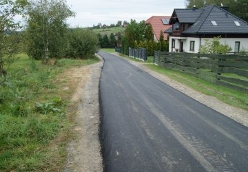 „Budowa sieci kanalizacji sanitarnej w m. Mystków”  - prace remontowe na drogach
